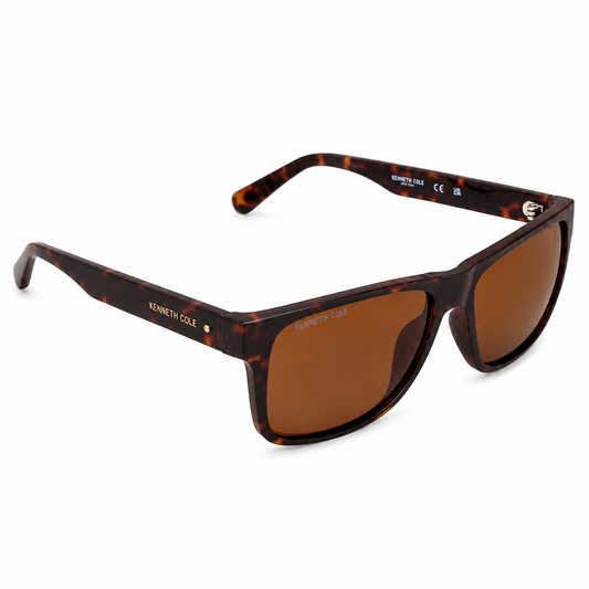 Kenneth Cole Sunglasses Havana Brown Lens Sport Outdoors Sunglasses