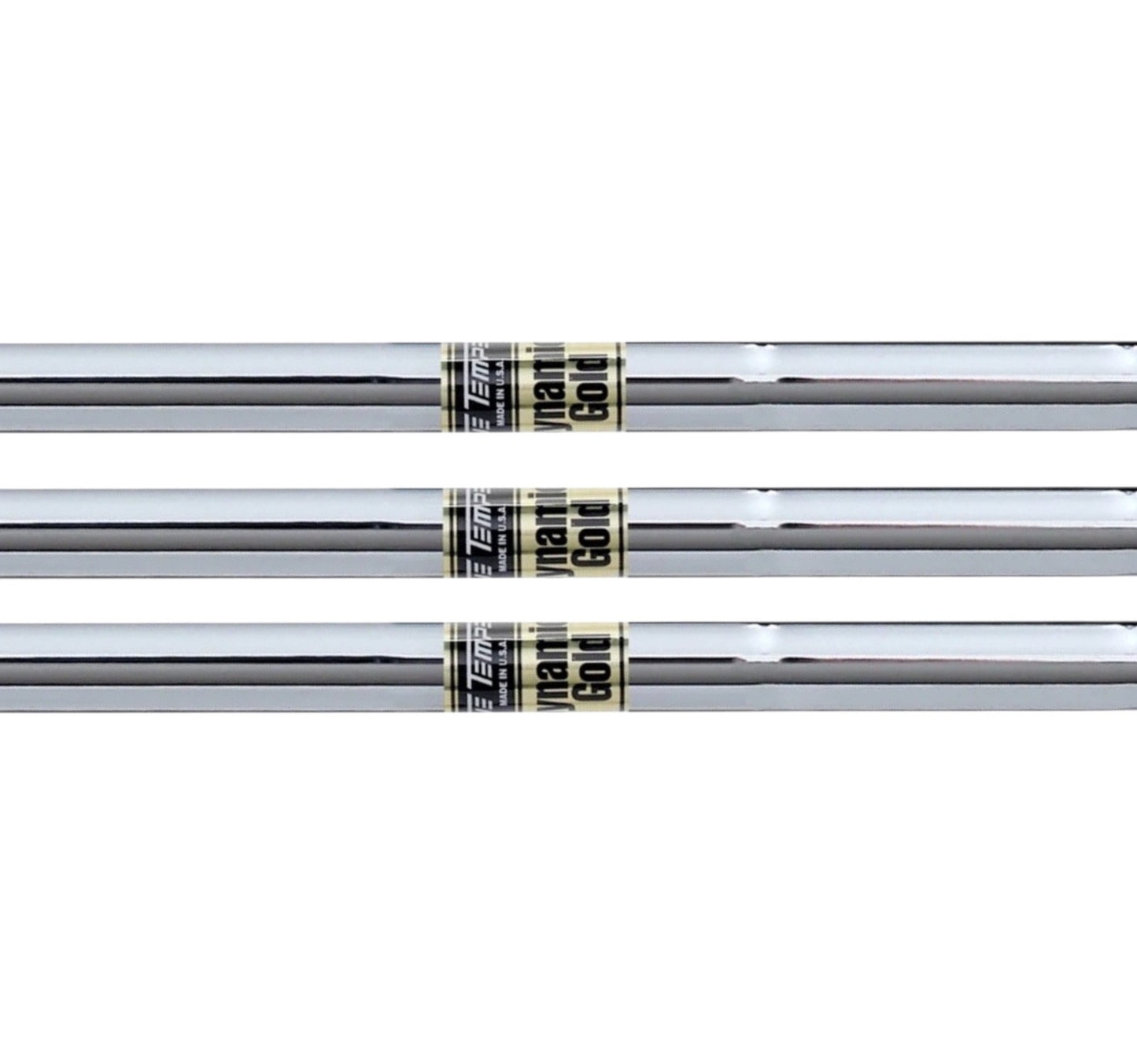 Set of 3 True Temper Dynamic Gold Steel Wedge Shafts Choose Flex