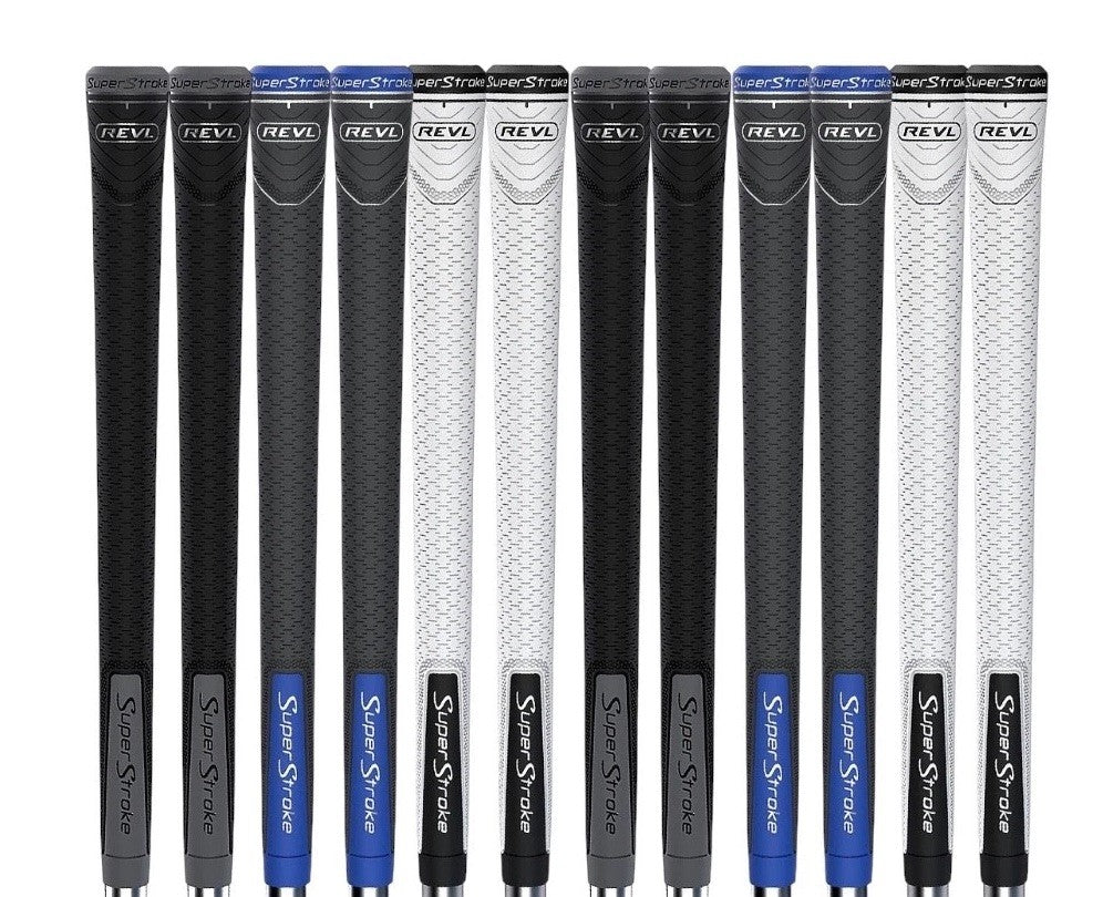 SuperStroke REVL Player Rubber Golf Grip Bundles Undersize/Standard/Midsize