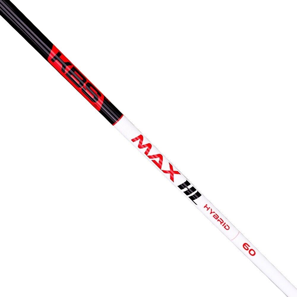 KBS Max HL Hybrid Shaft Graphite White .370 Tip Choose Flex Brand New