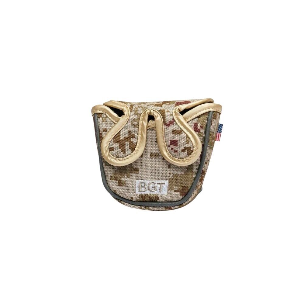 BGT Mallet Putter Head Cover Camouflage Magnetic Closure Brand New