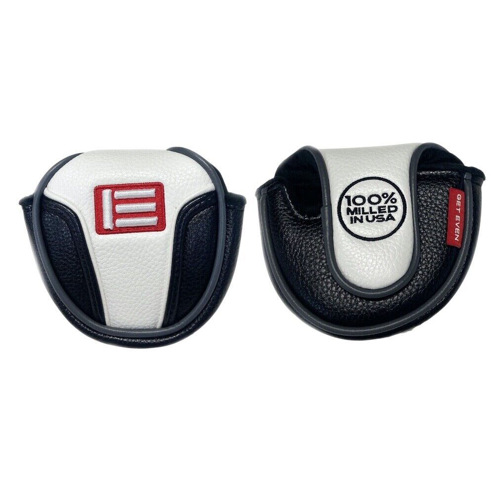 EVNROLL ER Mallet Putter Cover Black White Magnetic Closure