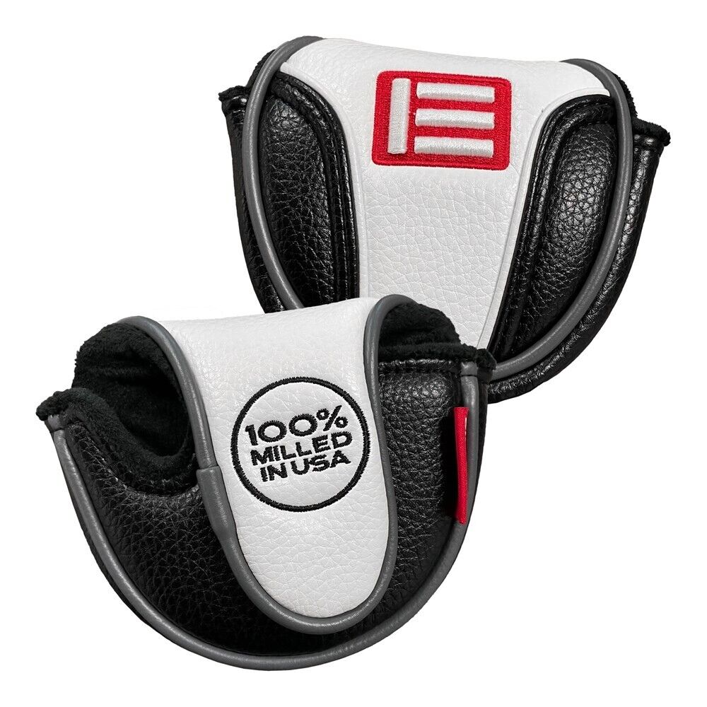 EVNROLL ER Mallet Putter Cover Black White Magnetic Closure