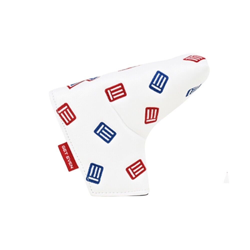 EVNROLL Blade Putter Cover Dancing E Red White Blue Magnetic Closure