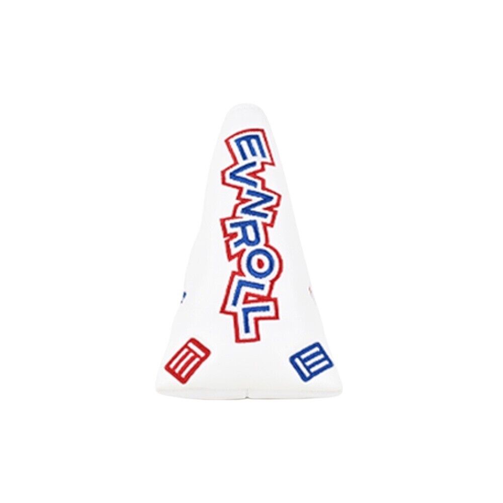 EVNROLL Blade Putter Cover Dancing E Red White Blue Magnetic Closure