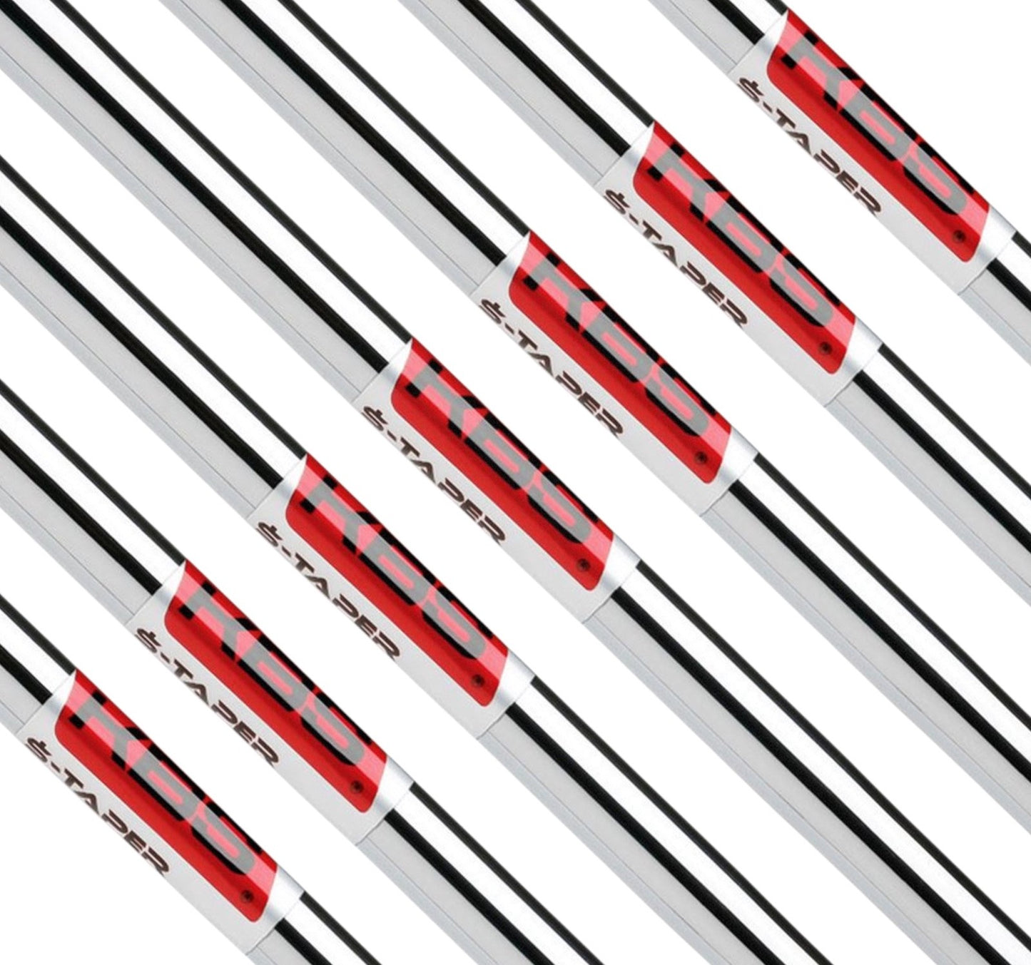KBS $-Taper Chrome Iron Shafts .355 Taper Tip