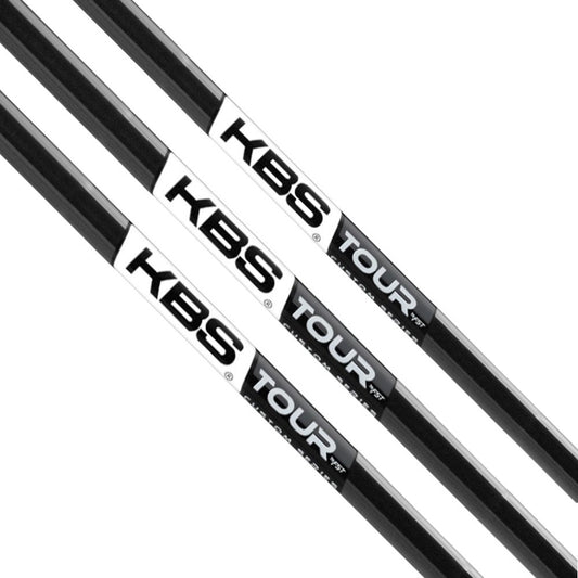 Set of 3 KBS Tour Custom Black Pearl Wedge Shaft Arctic White Stiff