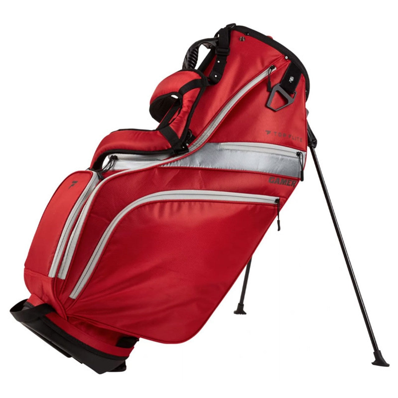 Top Flite Gamer Stand Golf Bag 7 Way Divider Red