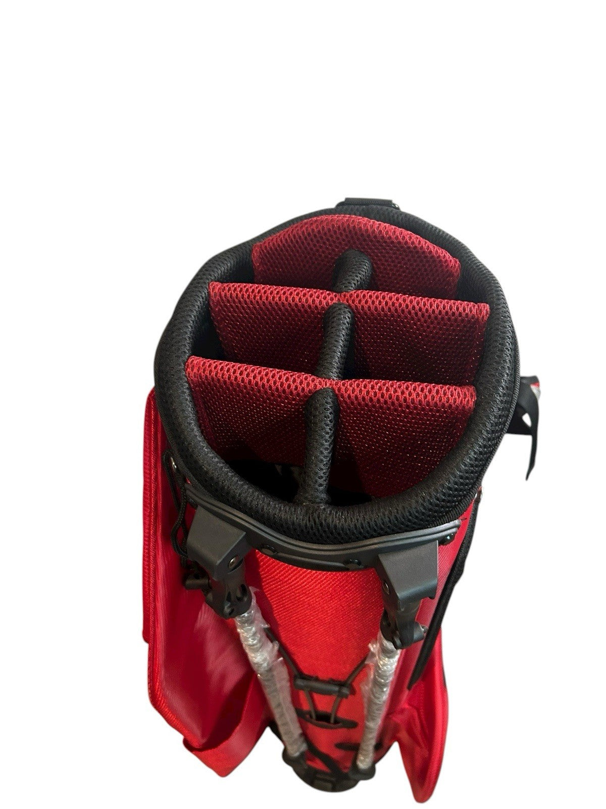 Top Flite Gamer Stand Golf Bag 7 Way Divider Red