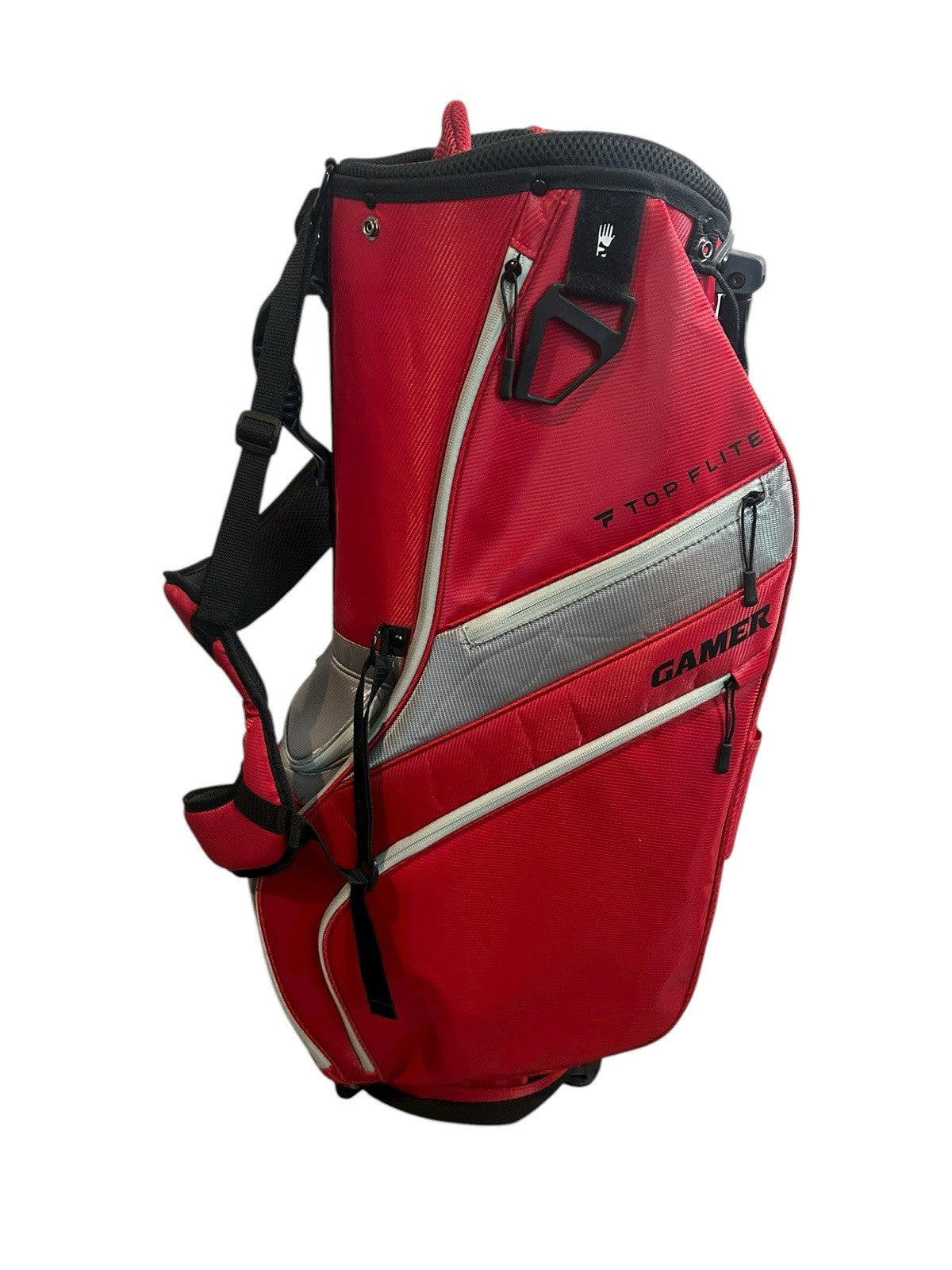 Top Flite Gamer Stand Golf Bag 7 Way Divider Red