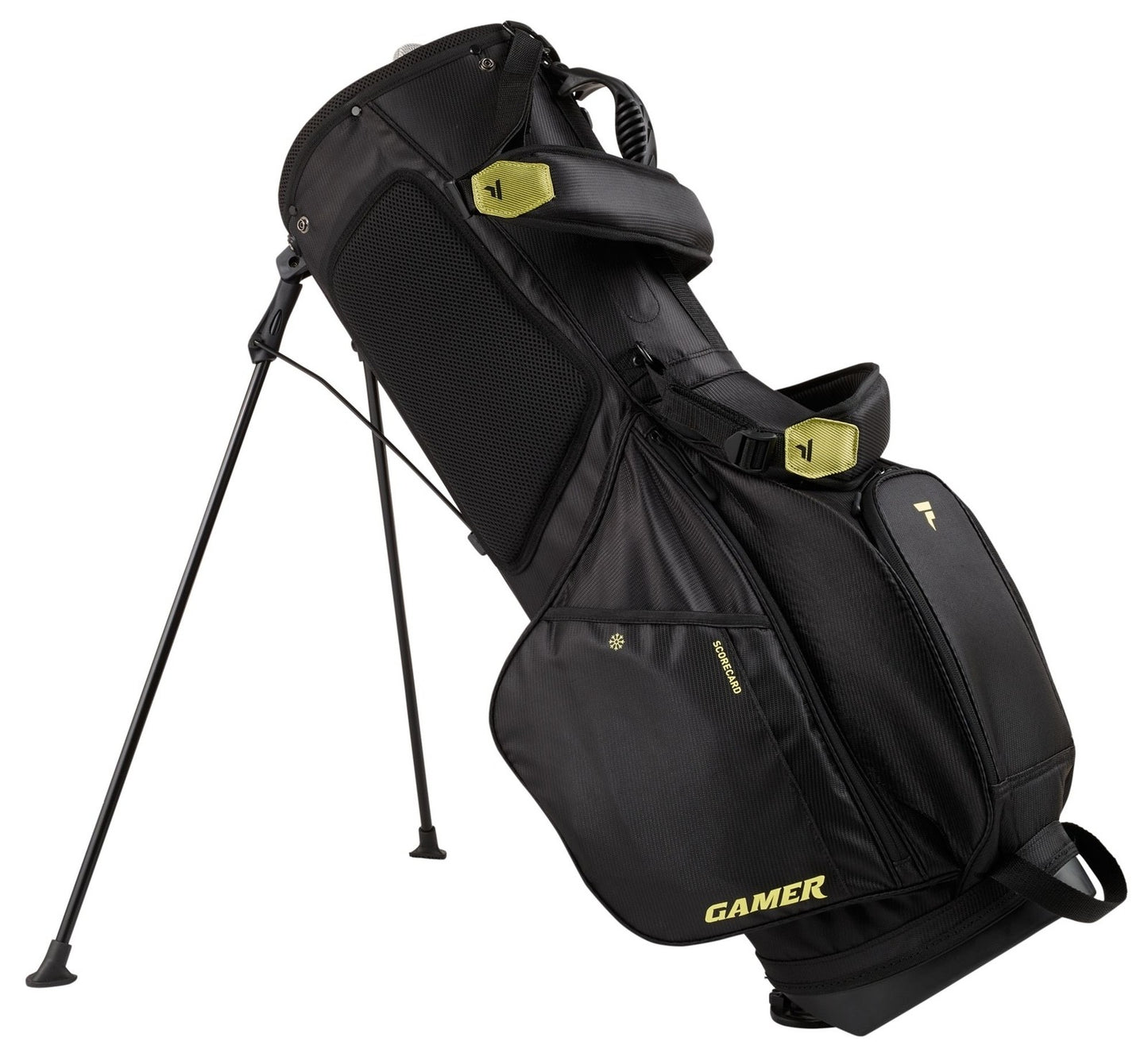 Top Flite Gamer Stand Golf Bag 7 Way Divider Black