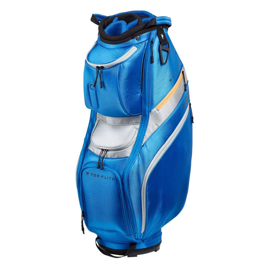 Top Flite Gamer Golf Cart Bag Blue 14 Way Divider