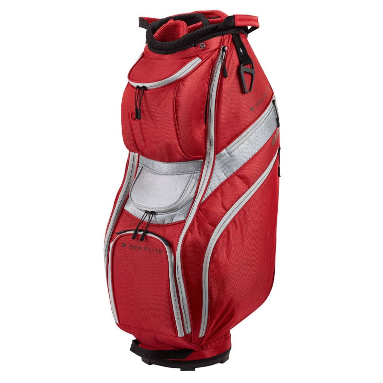 Top Flite Gamer Golf Cart Bag Red 14 Way Divider
