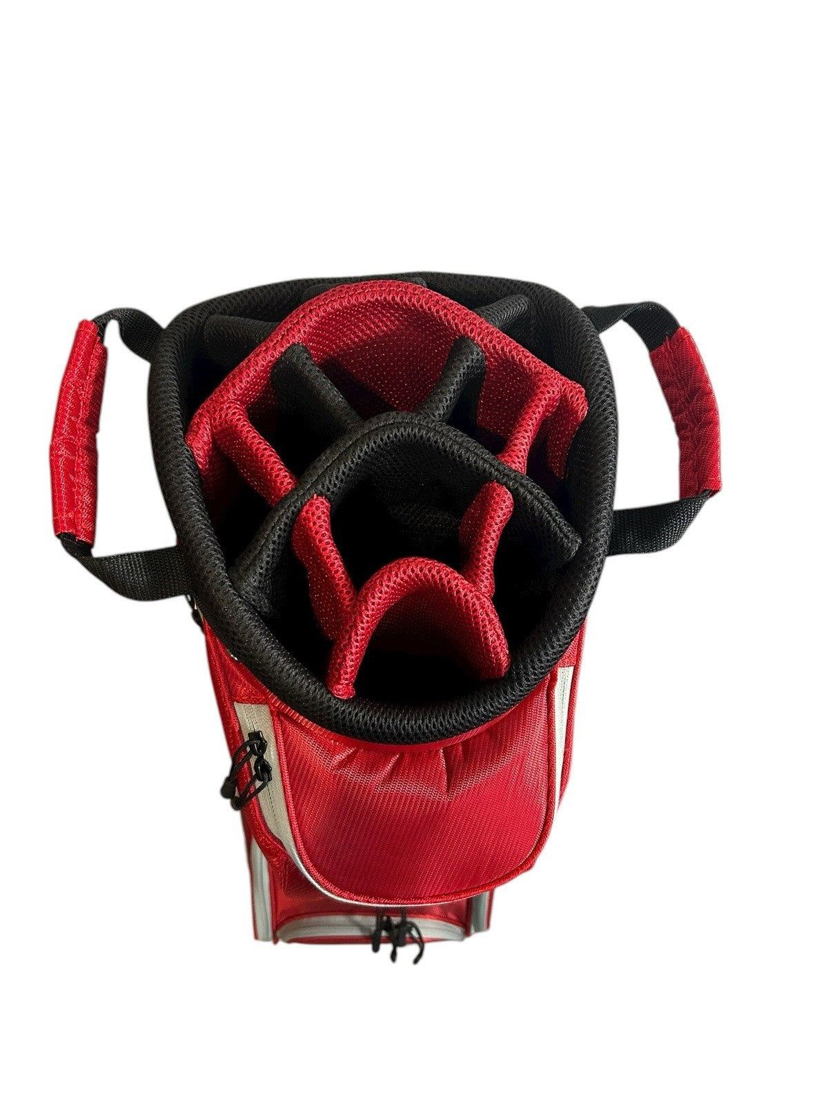 Top Flite Gamer Golf Cart Bag Red 14 Way Divider