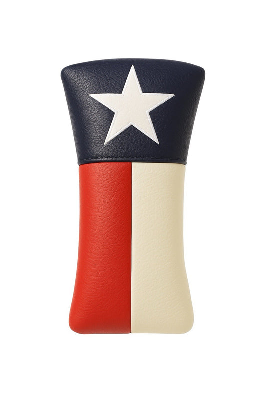 Texas State Flag Blade Putter Cover PU Leather Magnetic Closure