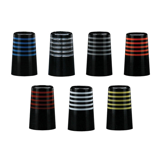 1 Dozen GolfWorks Designer Ferrules 10 Ring Design Fits .355/370 Choose Color