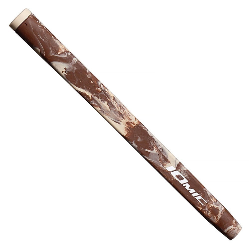 Iomic Army Beige Putter Grip Brown White