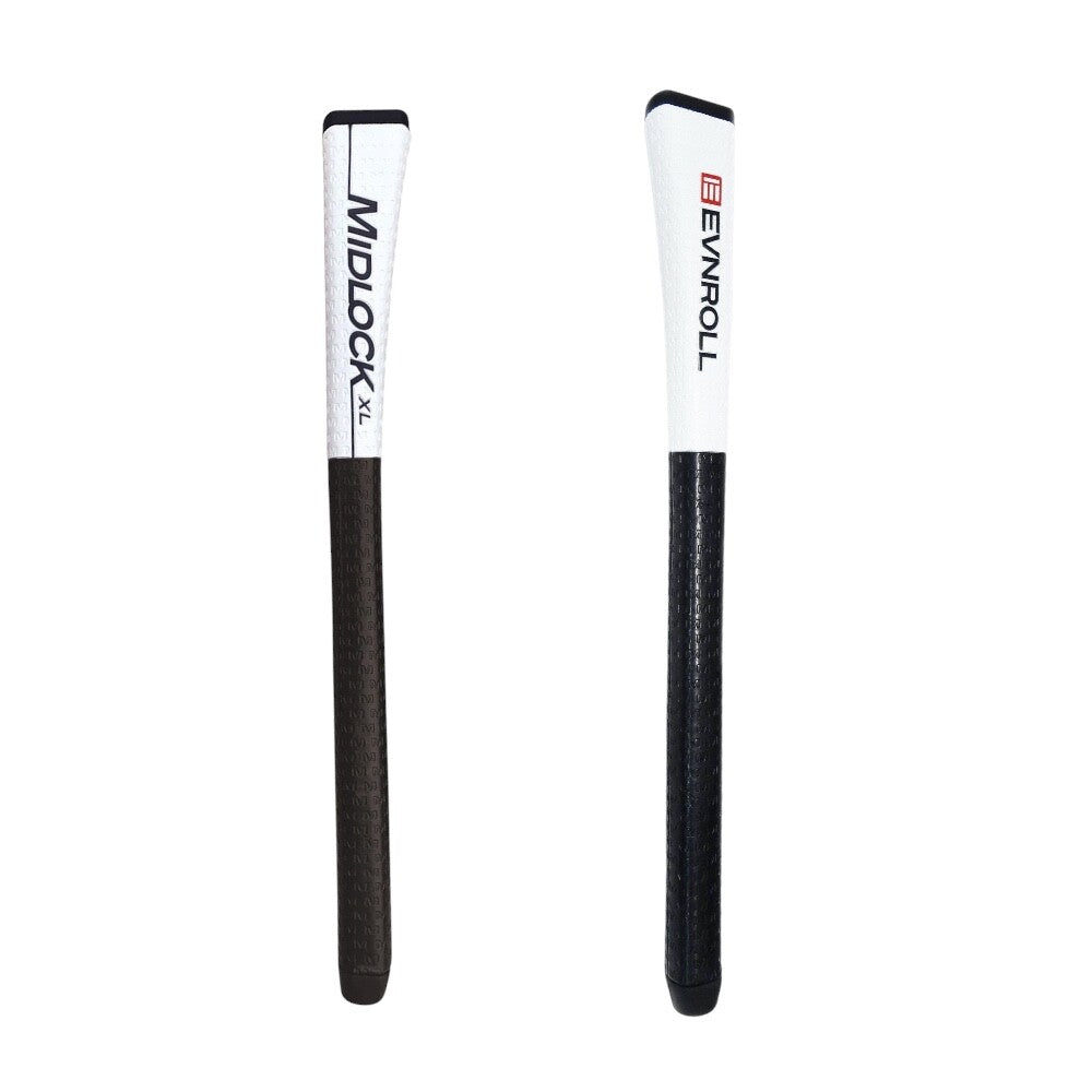EVNROLL Midlock XL Putter Grip 17 Inches Black White
