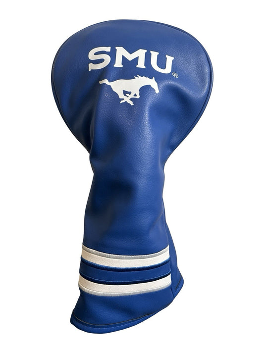 SMU Mustangs Driver Head Cover NCAA Southern Methodist University Team Golf
