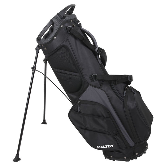 Maltby Golf Stand Bag 14 Way Divider Black Gray