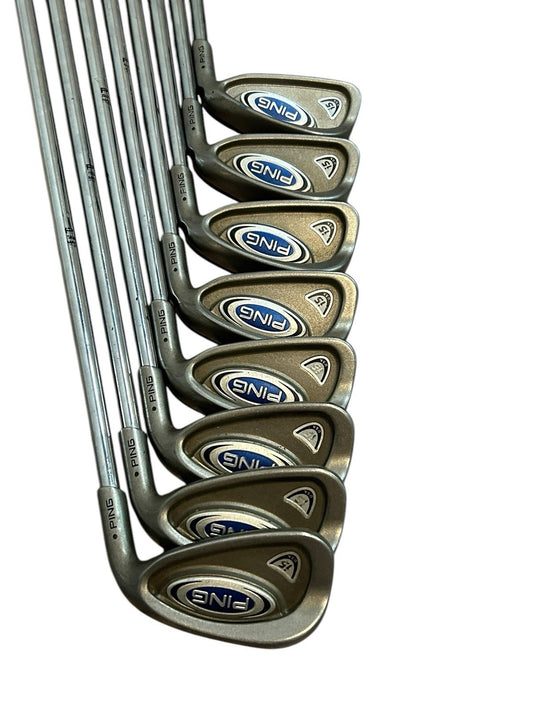 PING i5 Iron Set Black Dot 3-PW Right Hand Steel Shaft Regular Flex +0.75"