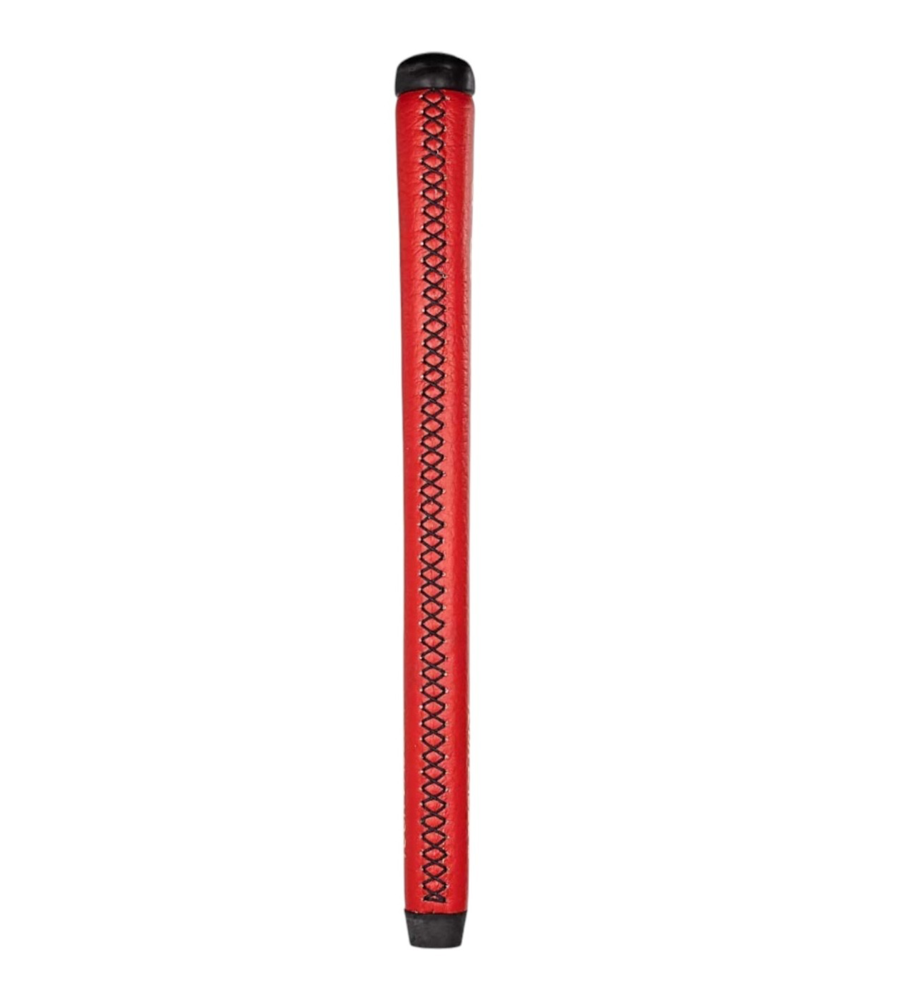 The Grip Master Cross Lace Tour Laced Putter Grip Red Black Cap