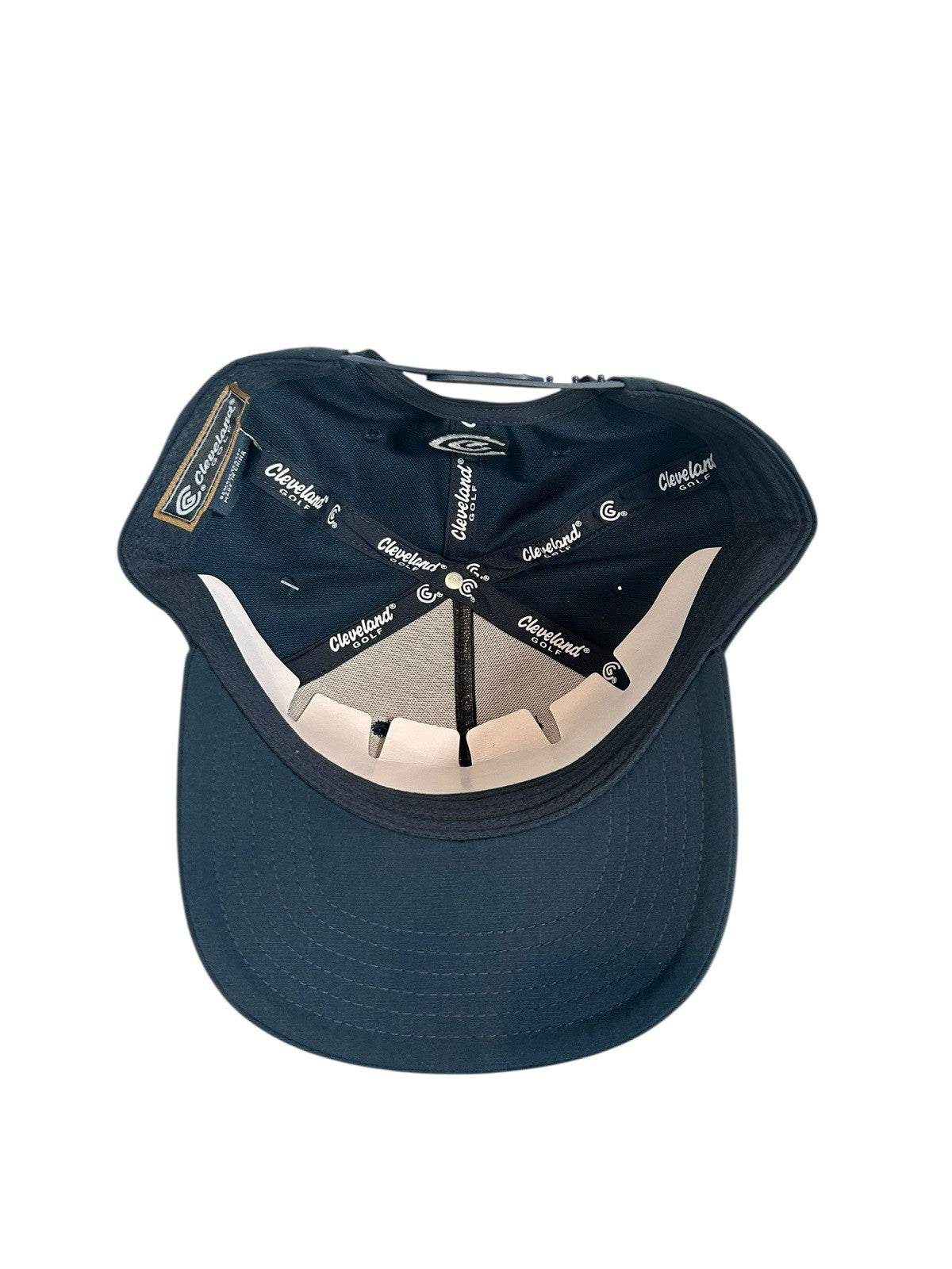 Cleveland Golf Chipping In Snapback Hat Cap Adjustable Navy Blue