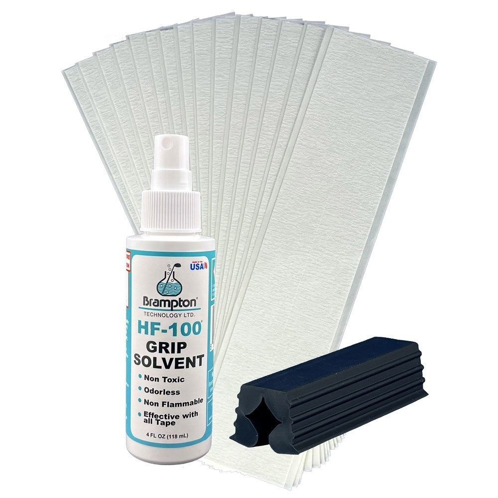 Brampton Complete Golf Regrip Kit - Solvent Tape Strips Vise NEW
