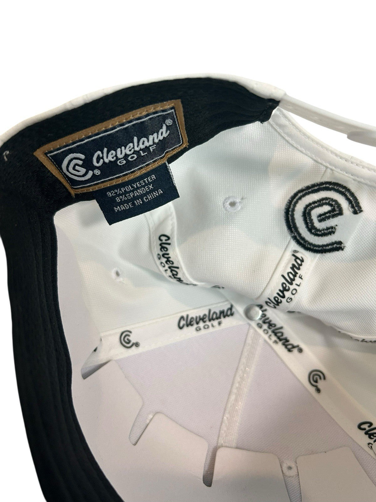 Cleveland Golf Chipping In Snapback Hat Cap Adjustable White