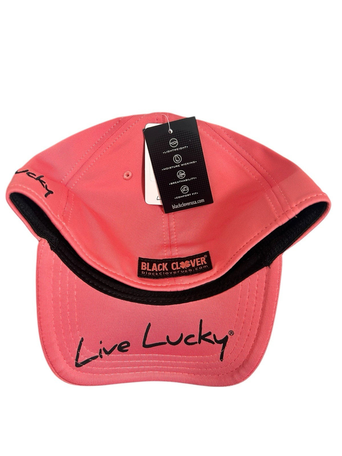 Black Clover Fitted Golf Hat Size L/XL Premium Clover 113 Desert Rose