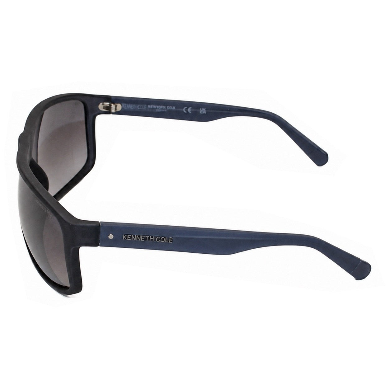 Kenneth Cole Sunglasses Blue Frame Black Lens Sport Outdoors Sunglasses
