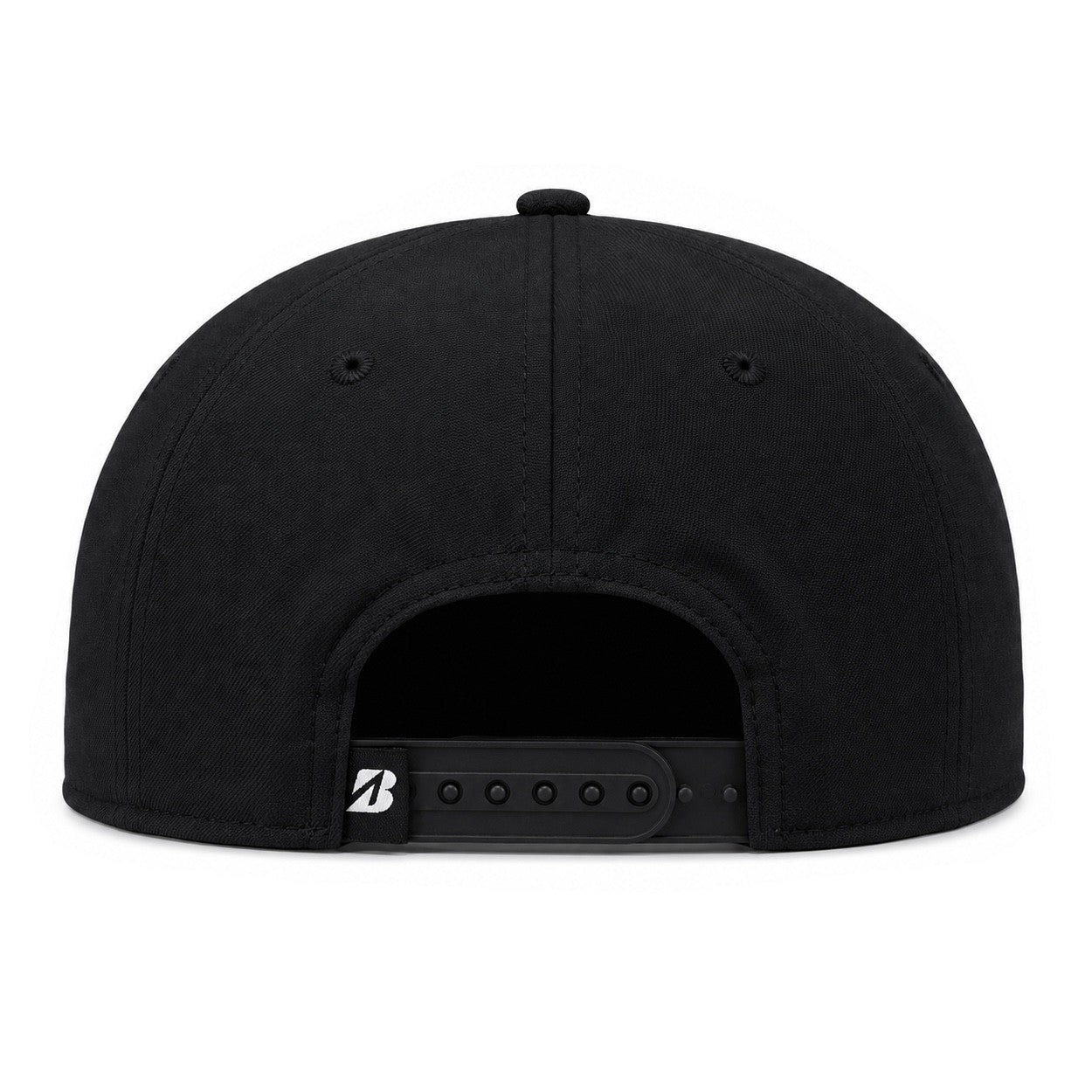 Bridgestone Crusher Hat 6 Panel Adjustable Snapback Hat Lightweight Black