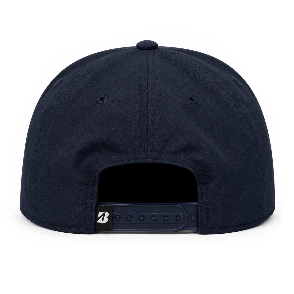 Bridgestone Crusher Hat 6 Panel Adjustable Snapback Hat Lightweight Black Navy