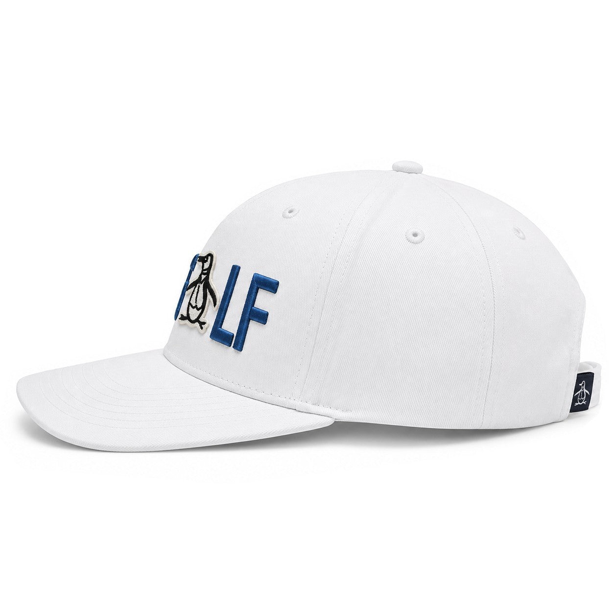 Original Penguin Golf Hat Cotton Twill White Adjustable Snapback Cap