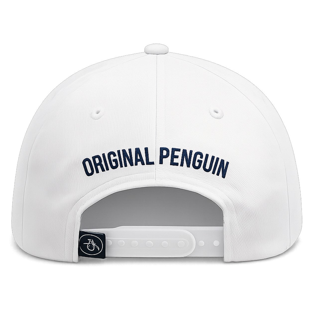 Original Penguin Golf Hat Cotton Twill White Adjustable Snapback Cap