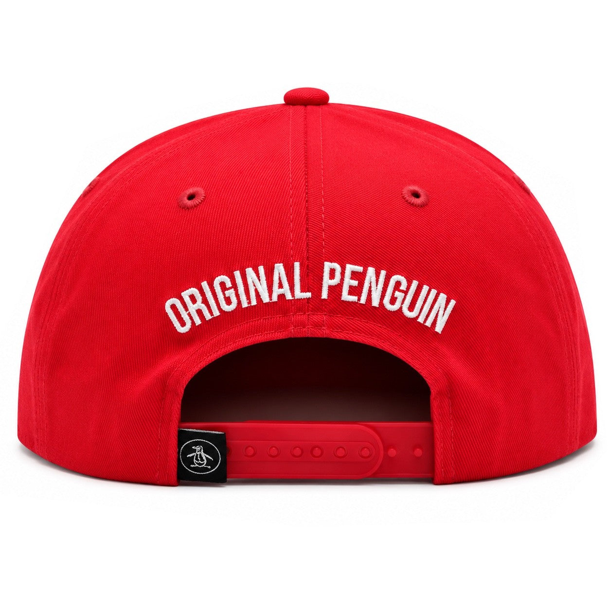 Original Penguin Golf Hat Cotton Twill Red Bittersweet Snapback Cap