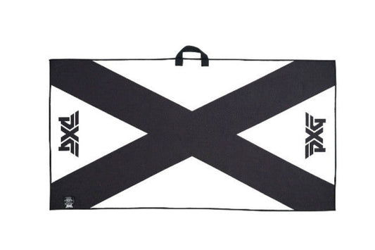 PXG Golf Towel Players Towel Black White