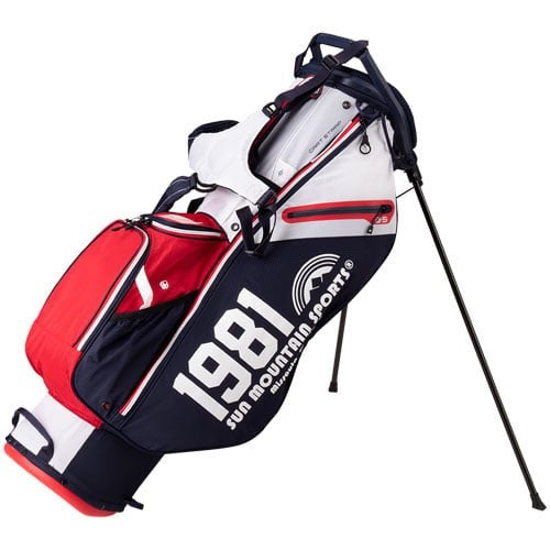 Sun Mountain 3.5 LS Golf Stand Bag 1981 Red White Blue