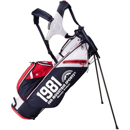 Sun Mountain 3.5 LS Golf Stand Bag 1981 Red White Blue