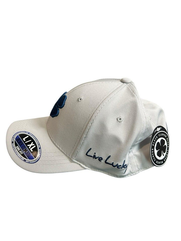 Black Clover Live Lucky Fitted Golf Hat Cap Size L/XL Spring Luck Admiral