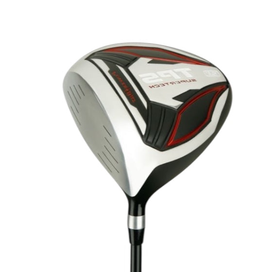LEFT HANDED Powerbilt Golf TPS Supertech Driver 10.5 Degree Right Hand Men's Flex Graphite Red Black