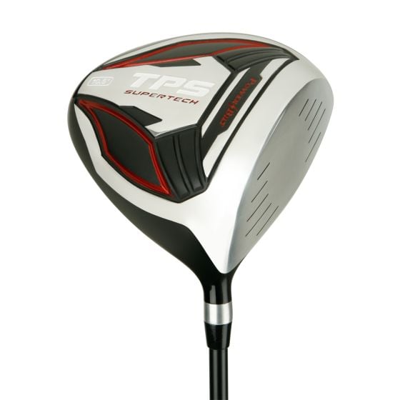 Powerbilt Golf TPS Supertech Driver 10.5 Degree Right Hand Men's Flex Graphite Red Black
