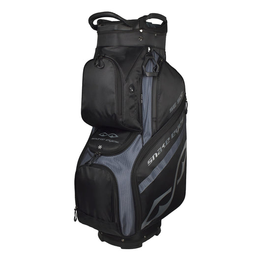 Snake Eyes SE500 Cart Golf Bag 14 Way Divider Black Grey
