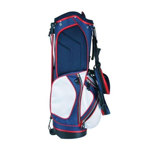 Powerbilt TPS Dunes USA Flag Golf Stand Bag Red White Blue 6 Way Divider
