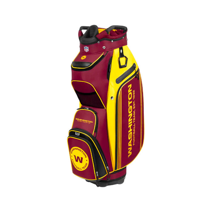 NFL Team Effort Washington Commanders Golf Bucket III Cooler Cart Bag 14 Way Divider