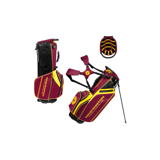 NFL Team Effort Washington Commanders Golf Caddie Carry Hybrid Bag 14 Way Divider